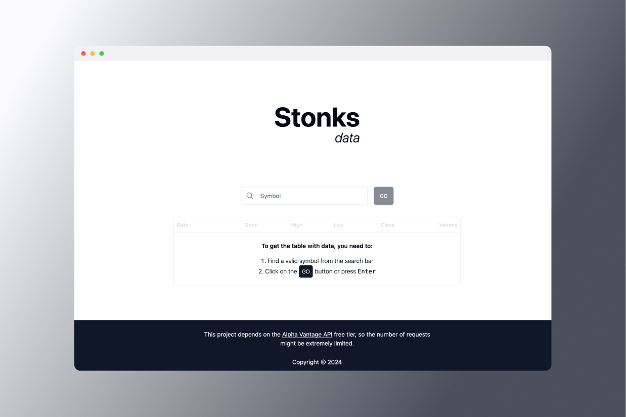 Screenshot of the website displayed on a browser mockup